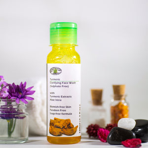 Turmeric Clarifying Face Wash - Sulphate Free, Herbal