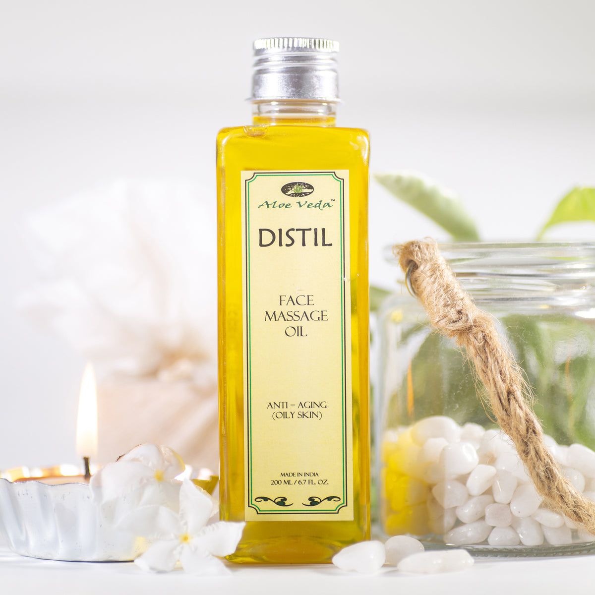 Face Massage Oil Anti Aging (Oily Skin) Aloe Veda