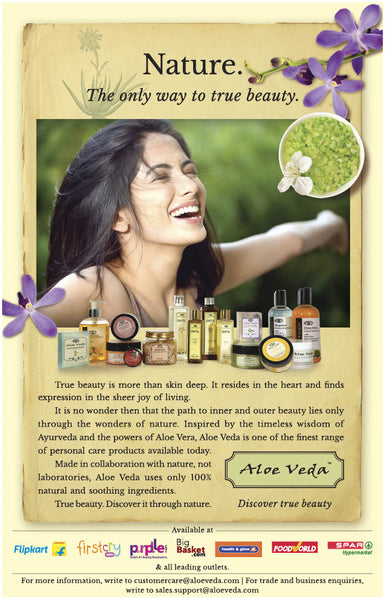 Aloe Veda Launch Campaign 2015 with Miss India 2014 Finalist Nikhila Nandagopal