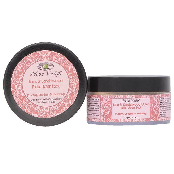 Rose & Sandalwood Ubtan (cooling, soothing and hydrating)