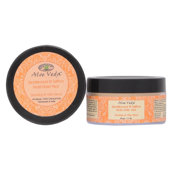 Sandalwood & Saffron Facial Ubtan Pack (soothing & after glow)