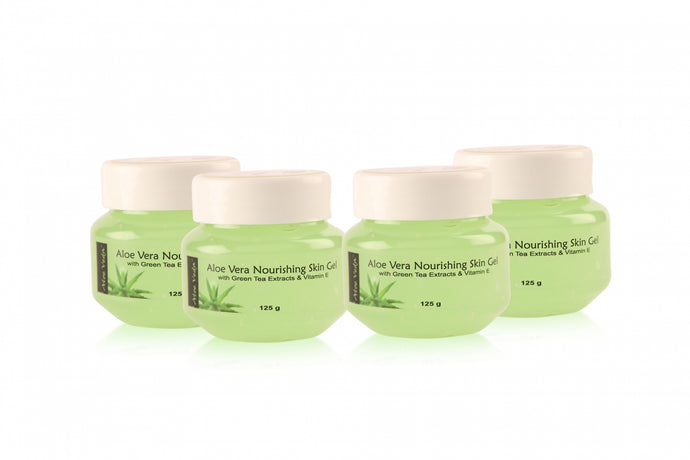 Aloe Vera Nourishing Skin Gel - Combo Pack of 4 X 125 gm