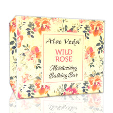 Load image into Gallery viewer, Moisturizing Bathing Bar - Wild Rose with Basil Extracts