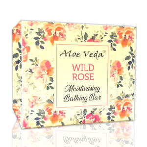 Moisturizing Bathing Bar - Wild Rose with Basil Extracts