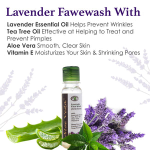 Face Wash - Lavender & Tea Tree Oil (Anti Acne)