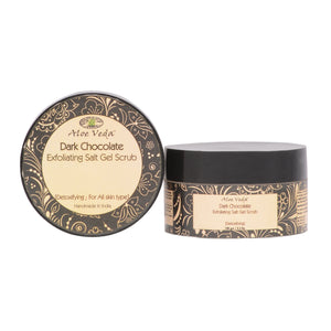 Dark Chocolate  Detoxifying Salt Gel Scrub