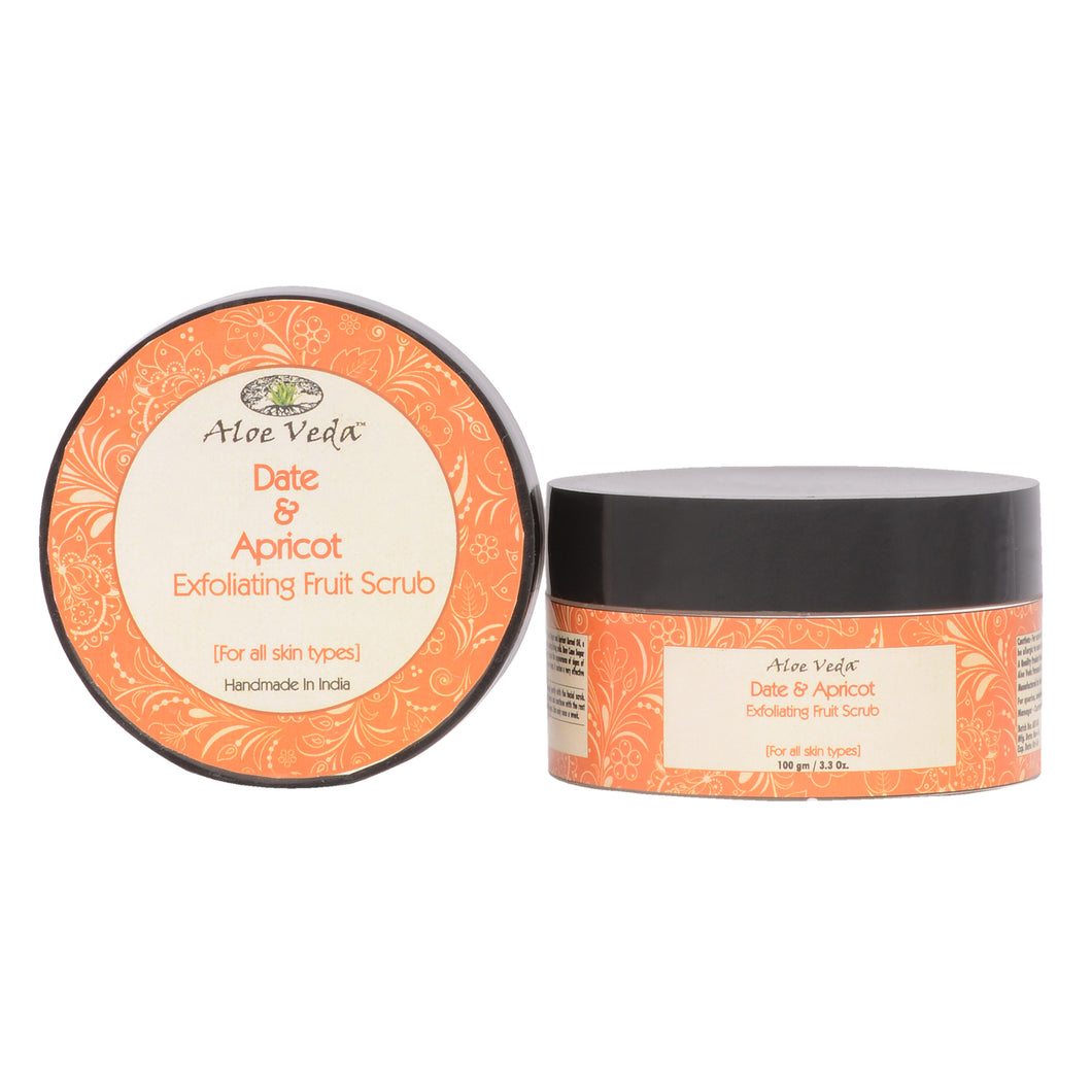 Dates, Apricot & Cane Sugar Exfoliating Fruit Scrub