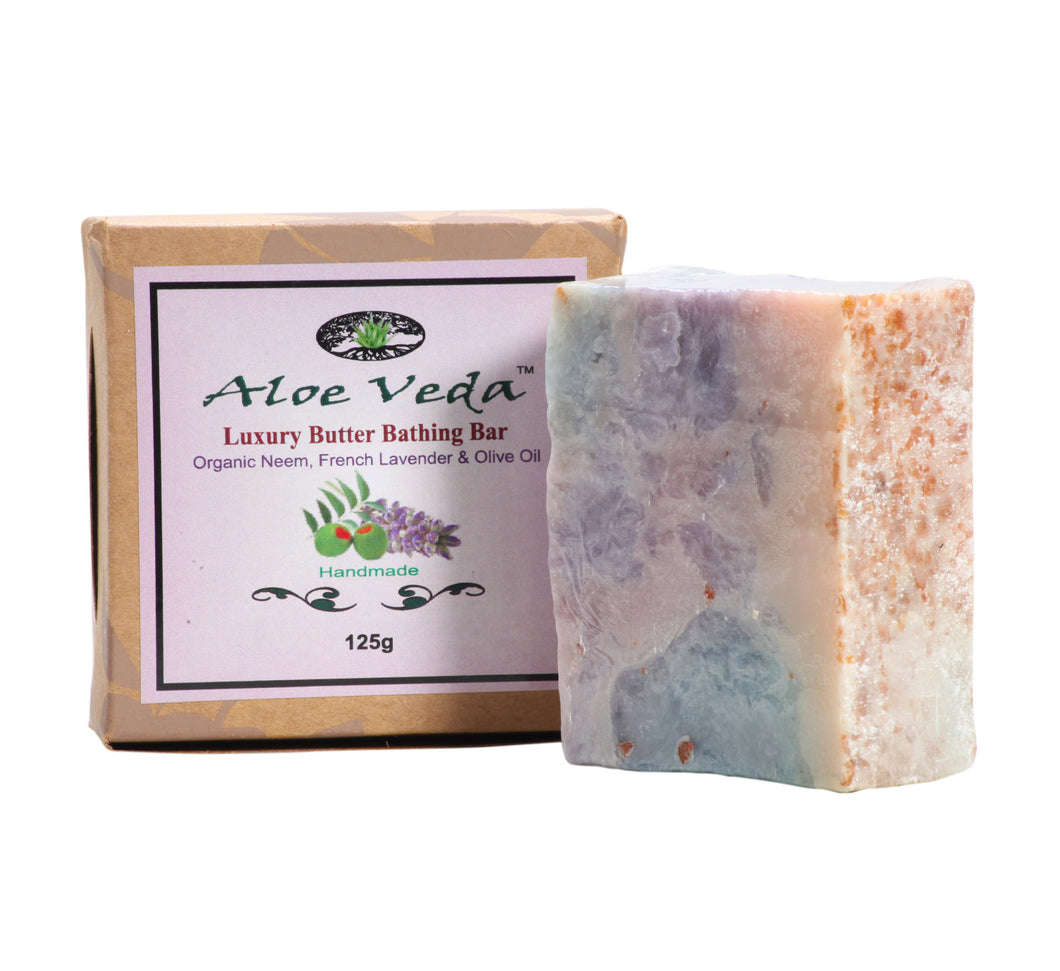 Luxury Butter Bar - Neem & French Lavender with Olive Oil