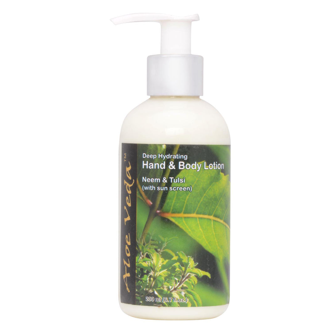 Neem & Tulsi Hand and Body Lotion with Sunscreen